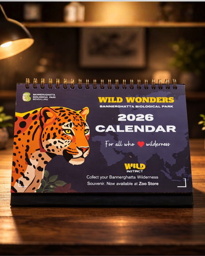 Wildlife Calendar 2026: Wonders of Bannerughatta