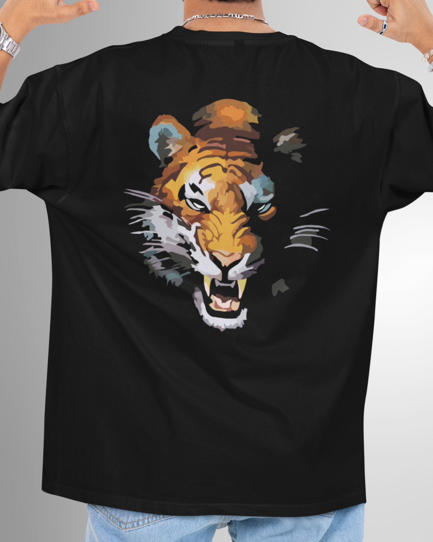 Dominate Tiger Oversized T-Shirt