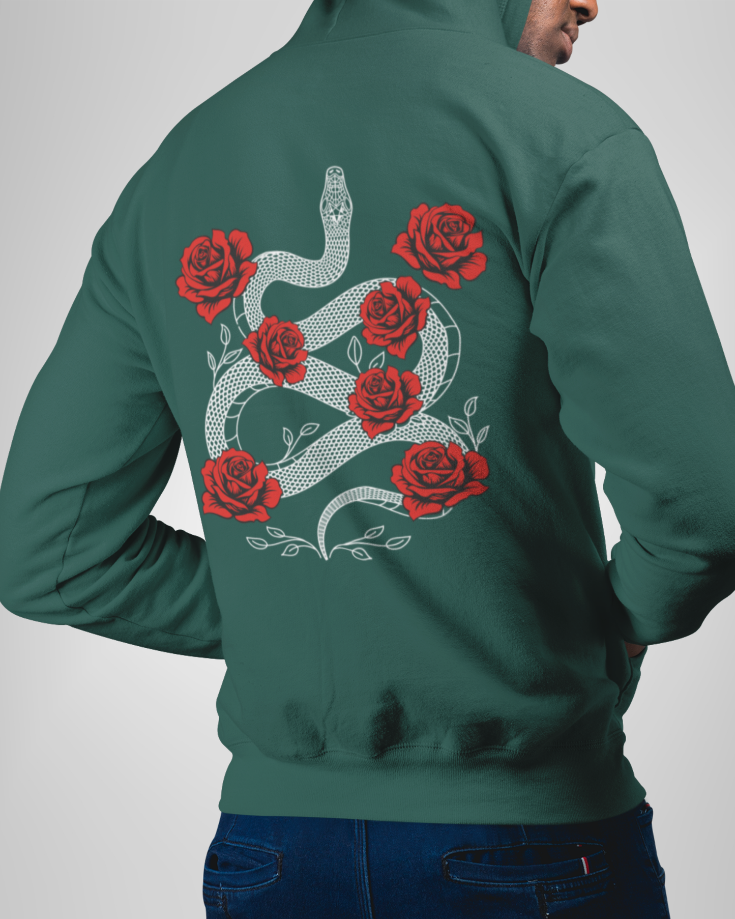 Unisex Hoodie Venom and Rose