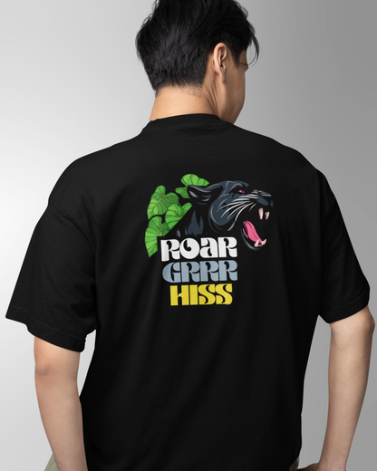 Panther Roar Men Oversized T-shirt
