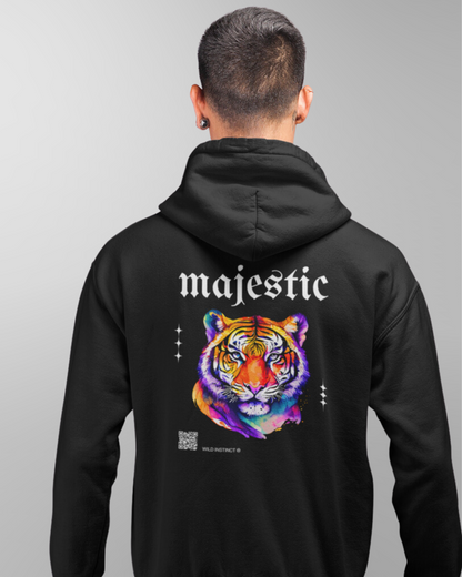 Majestic Tiger Unisex Hooded Sweatshirt