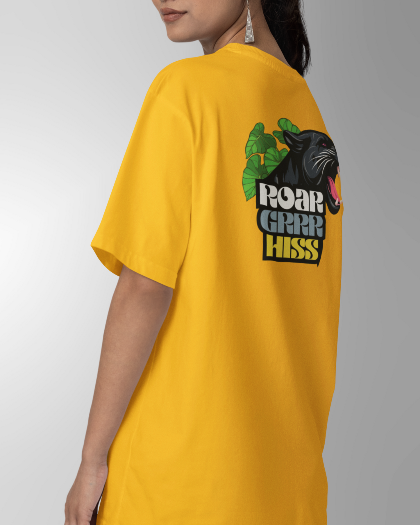 Panther Roar Women Oversized T-shirt