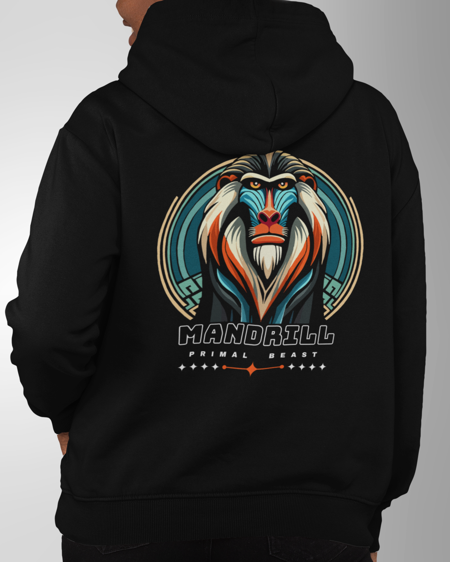 Unisex Hoodie Mandrill Primal Beast