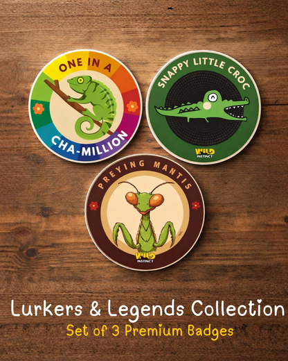 Lurkers and Legends Collection – 3 Badge Set