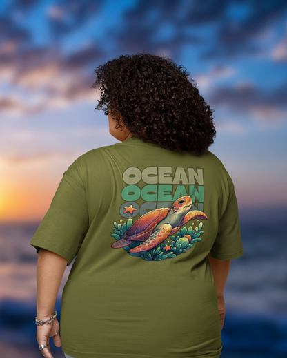 Ocean World Women's Oversized T-Shirt