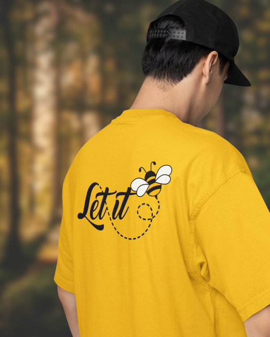 Let it Bee Men Oversized T-Shirt