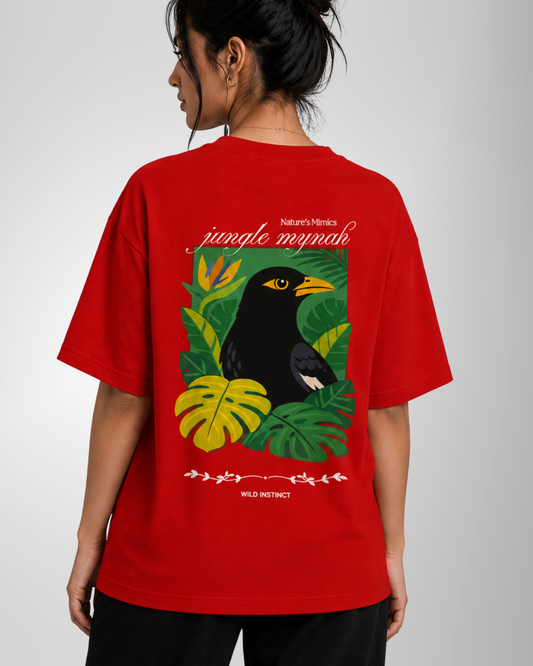 Unisex Oversized Classic T-Shirt Jungle Myna
